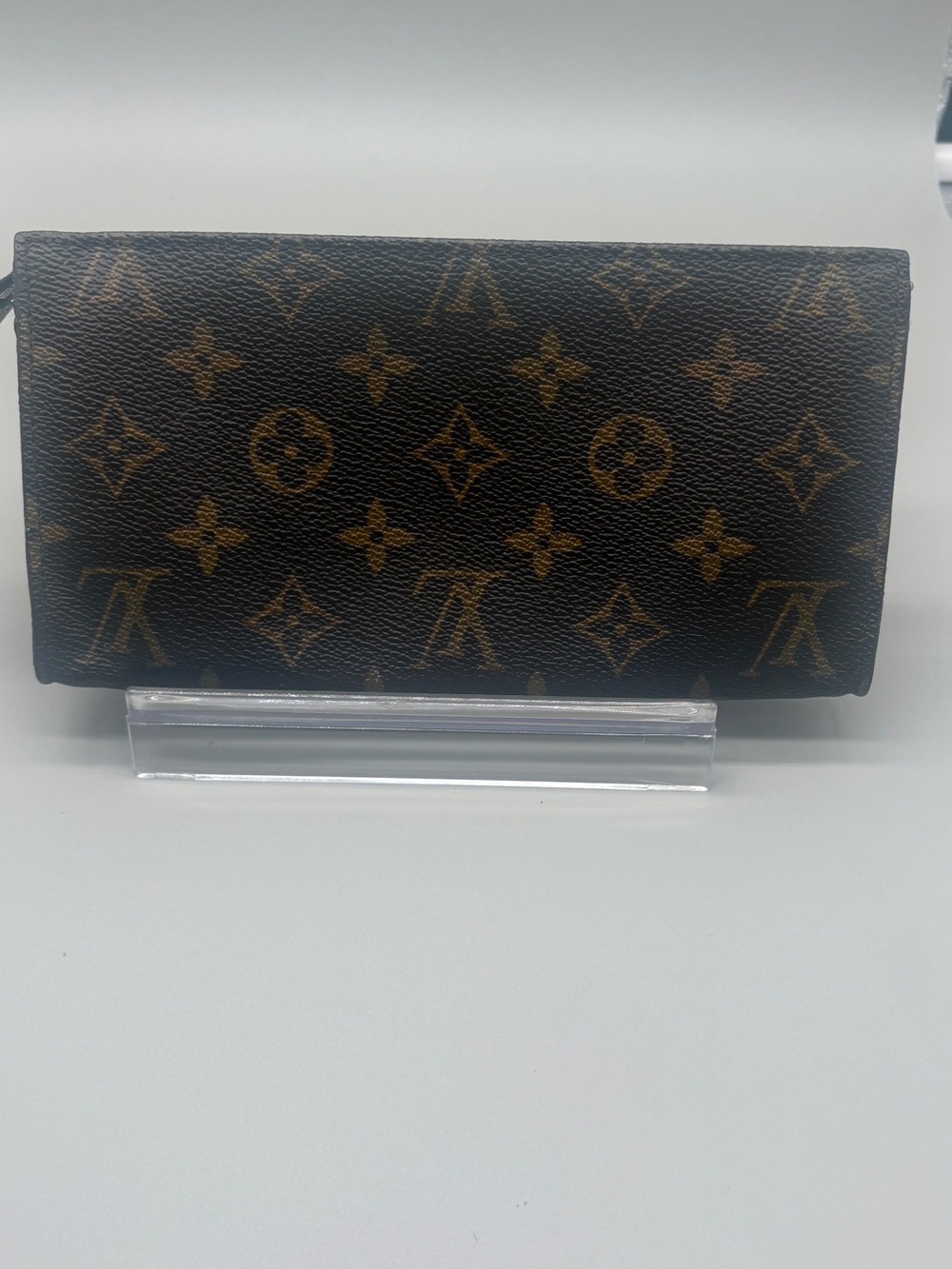 Louis Vuitton Monogram Canvas Wallet in Brown and Gold